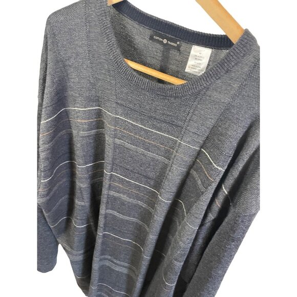 Cotton Traders Mens Black Crew Neck Long Sleeve Pullover Sweater Sz 4X - Picture 4 of 11